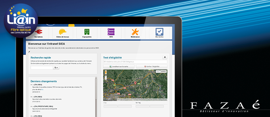 Fazaé accompagne le SIEA dans le déploiement de la fibre optique
