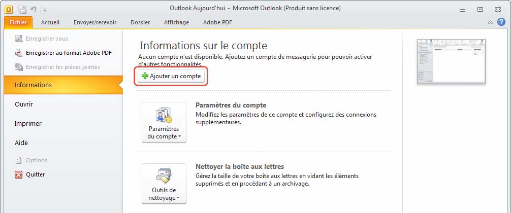 01- Lire ses mails avec Outlook 2010