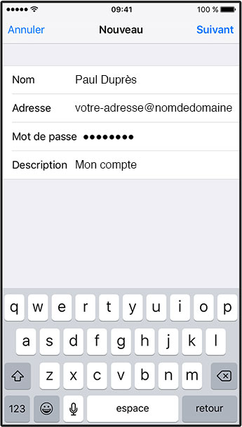 Configurer son iphone pour recevoir ses e-mails