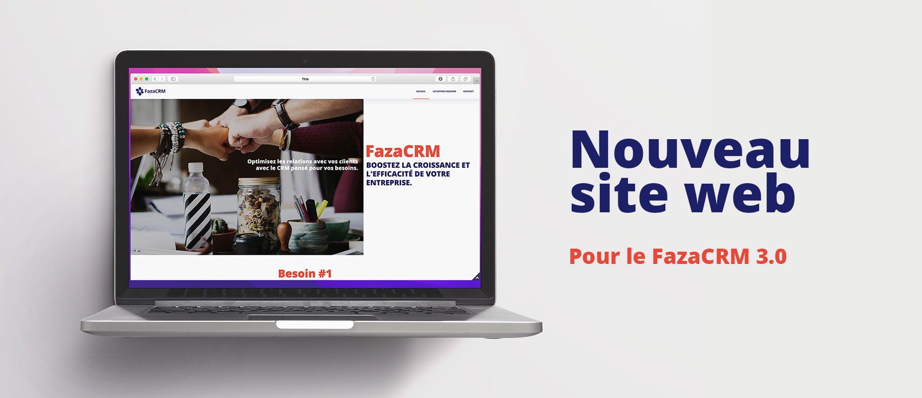 Nouveau site web : FazaCRM